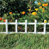 Master Mark 13.5 In. H x 33 In. L Plastic Decorative Border Fence