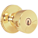 Dexter Bright Brass Entry Door Knob  J54VBYR605