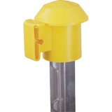 Dare Cap Yellow Polyethylene T-Post Electric Fence Insulator (10-Pack) 2027