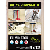 Trimaco Eliminator 9 Ft. x 12 Ft. Butyl Drop Cloth 80321