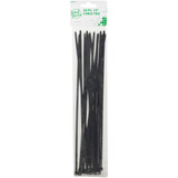 Smart Savers 12 In. x 0.19 In. Black Nylon Cable Tie (20-Pack) Pack of 12