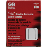 Gardner Bender 1-3/8 In. x 13/16 In. Steel Service Entrance Cable Staple (100-Count)