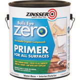 Zinsser Bulls Eye Zero VOC Interior/Exterior Primer, White, 1 Gal. 249020