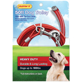 Westminster Pet Ruffin' it 50 Ft. Red Steel Dog Cable Trolley 29450