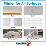 Zinsser Bulls Eye 1-2-3 13 Oz. Primer Spray, White 2008 777971