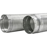 Builders Best E-Z-Fasten 4 In. x 5 Ft. Aluminum Semi-Rigid Dryer Duct 010150 274569