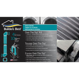 Builders Best Flexible Aluminum Dryer Hose Kit (5-Piece) 110171 274593