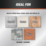 Dap DryDex 8 Oz. Drywall Repair Kit (4-Piece) 7079812345 794372