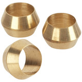 Do it 3/8 In. Brass Compression Sleeve (3-Pack) 458604