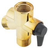 Do it 1/2 In. Polished Brass Plastic Shower Diverter 454583