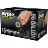 Brute Super Tuff 55 Gal. Contractor Black Drum Liner (15-Count) C043171S