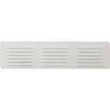 AirVent 16 In. x 4 In. White Aluminum Under Eave Vent