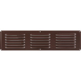 Air Vent 16 In. x 4 In. Brown Aluminum Under Eave Vent