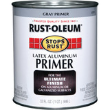 Rust-Oleum Stops Rust Latex Aluminum Primer, Gray, 1 Qt. 8781502