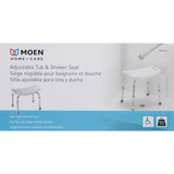 Moen Home Care 300 Lb. Capacity Shower & Tub Seat, Glacier