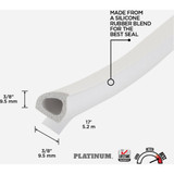Wh All-Clmt Weatherstrip