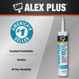 Dap Alex Plus 10.1 Oz. All Purpose Clear Siliconized Acrylic Latex Caulk