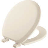 Mayfair Advantage Round Closed Front Biscuit Wood Toilet Seat 41EC346