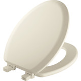 Mayfair Elongated Closed Front Biscuit Wood Toilet Seat 141EC346