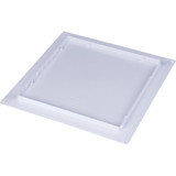 Oatey 14 In. x 14 In. White Plastic Wall Access Panel 34056 427611