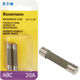Bussmann 20A ABC Ceramic Tube Electronic Fuse (2-Pack) BP/ABC-20