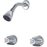 Home Impressions Chrome 2 Metal Handle Compression Shower Faucet F20K1101CP-JPA3