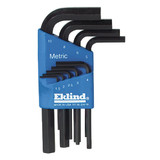 Eklind Metric Short Arm Hex Key Set, 9-Piece 10509