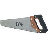 Do it Best 15 In. L. Blade 9 PPI Wood, Rubberized Grip Handle Hand Saw 262SS18R