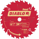 Diablo 6-1/2 In. 24-Tooth Framing Circular Saw Blade, Bulk D0624A Pack of 10