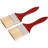 Smart Savers 2-1/2 In. Flat Trim Polyester Paint Brush Set (2-Pack)