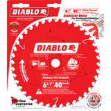 Diablo 6-1/2 In. 40-Tooth Finish Trim Circular Saw Blade