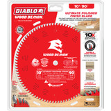 Diablo 10 In. 90-Tooth Ultimate Polish Finish Circular Saw Blade