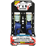 Erickson 1" x 6' Polyester Tie Down Strap (2-Pack)