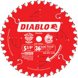 Diablo 5-3/8 In. 36-Tooth Finish Circular Saw Blade D0536X