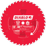 Diablo 10 In. 40-Tooth General Purpose Circular Saw Blade D1040X