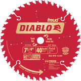 Diablo 7-1/4 In. 40-Tooth Finish Circular Saw Blade, Bulk D0740A Pack of 10