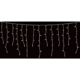 J Hofert Multi 100-Bulb Mini Incandescent Icicle Light Set with White Wire 1762-20 903639