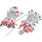 J Hofert Multi 100-Bulb Mini Incandescent Icicle Light Set with White Wire 1762-20 903639