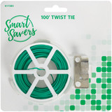 Smart Savers 100 Ft. Green Rubber Twist Tie BT029 Pack of 12