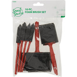 Smart Savers 10pc Foam Brush CC101062 Pack of 12