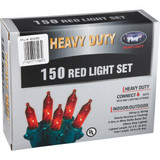 J Hofert Red 150-Bulb Heavy-Duty Mini Incandescent Light Set