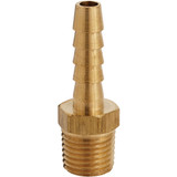 Milton 1/4 In. Barb 1/4 In. MNPT Brass Hose End (2-Pack) S-600