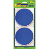 Hy-Ko 3-1/4 In. Dia. Round Blue Bracketed Nail-On Reflector (2-Pack) CDRF-3B