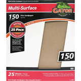 Gator Multi-Surface 9 In. x 11 In. 150 Grit Fine Sandpaper (25-Pack) 4207