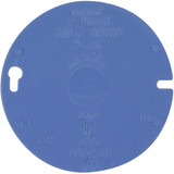 Carlon 4 In. Blank Blue Round Box Cover E460RCAR