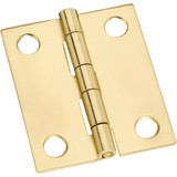 National 1-1/2 In. x 1-1/4 In. Brass Medium Decorative Hinge (2-Pack) N211359