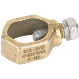 Erico 1/2 In. to 5/8 In. #10 to #2 AWG Ground Rod Clamp CP58BX