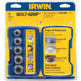 Irwin BOLT-GRIP 5-Piece Bolt Extractor Set 394001 347701