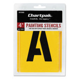 Chartpak® STENCIL,GOTHC,4",CAPS&NO CHA01565