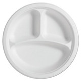 Chinet® PLATE,10.25"3CMP,4/125,NT 25777